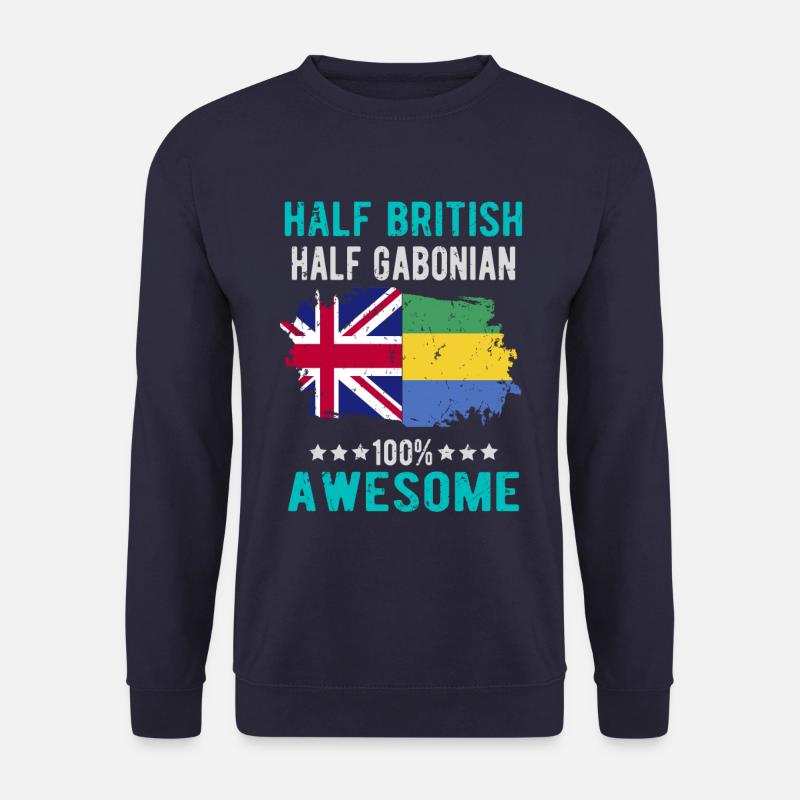 Half British Half Gabonese - Unisex Sweatshirt - navy