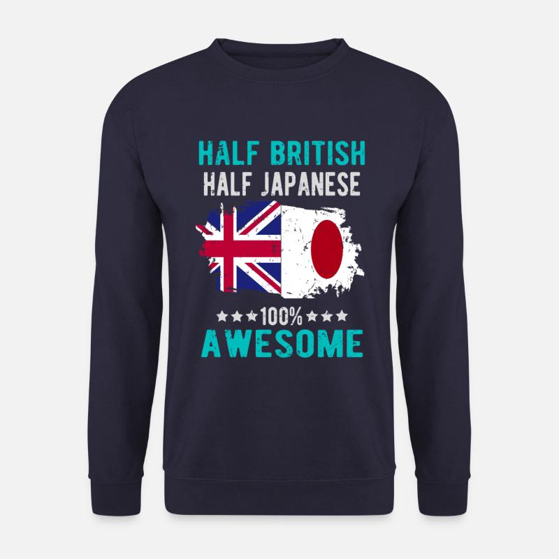 Halb Brite Halb Japaner - Unisex Pullover - Navy
