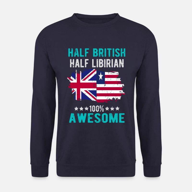 Half British Half Libyan - Unisex Sweatshirt - navy