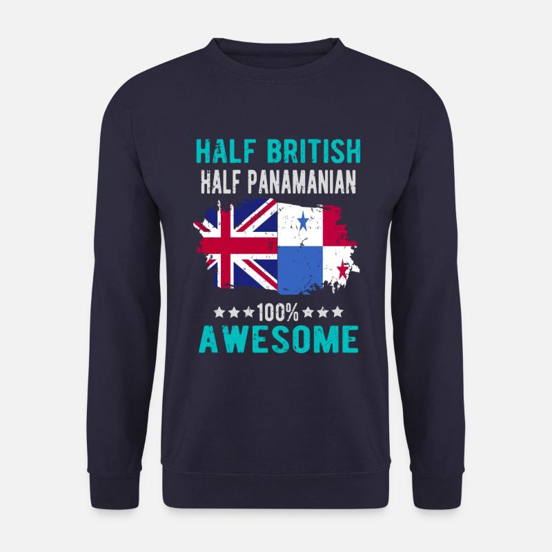 Halb Brite Halb Panamese - Unisex Pullover - Navy