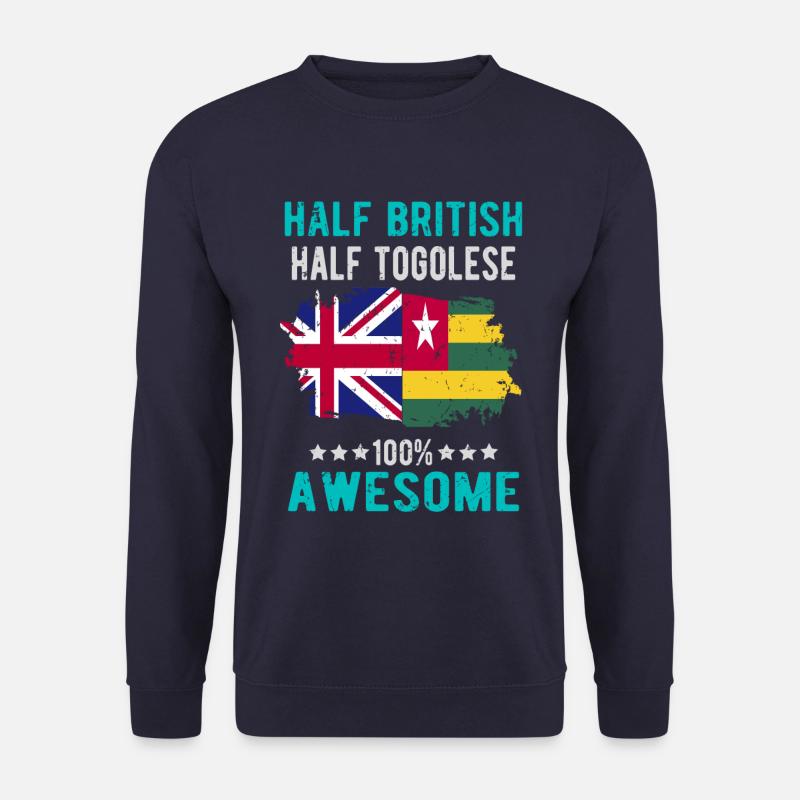 Half British Half Tongolese - Unisex Sweatshirt - navy