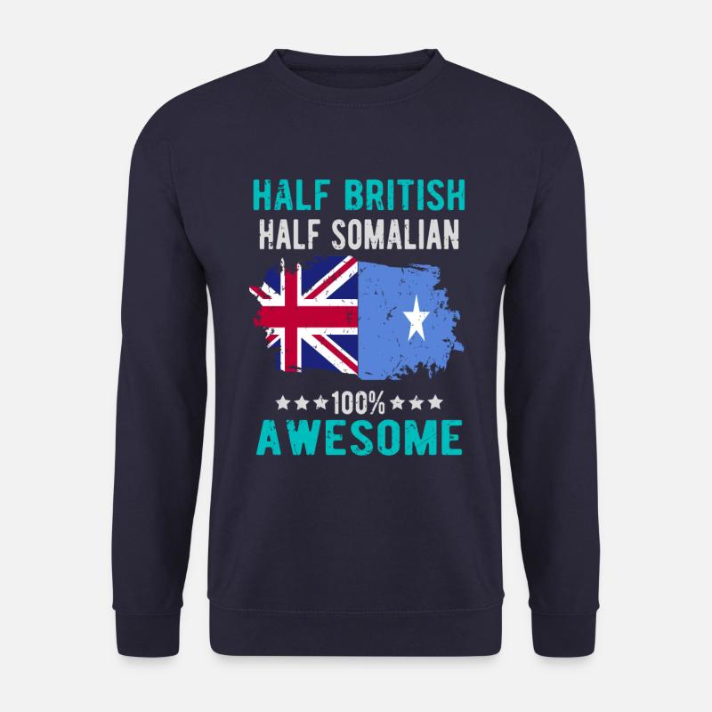 Halb Brite Halb Somalier - Unisex Pullover - Navy