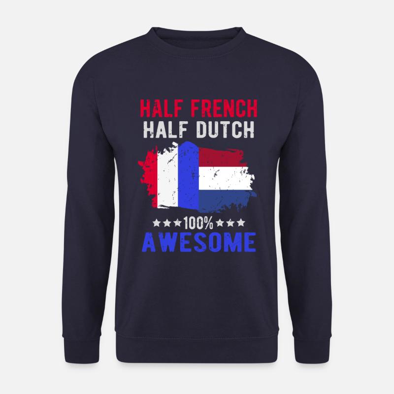 Half French Half Dutch - Unisex Sweatshirt - navy