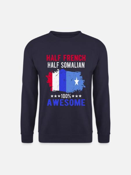 Half French Half Somali - Unisex Sweatshirt - navy