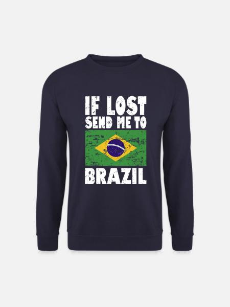 Drapeau du Brésil - Sweat-shirt Unisexe - marine