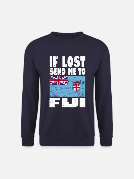 Drapeau des Fidji - Sweat-shirt Unisexe - marine