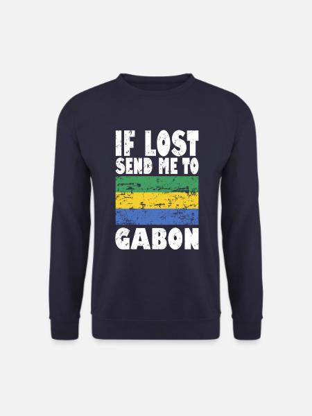 Drapeau du Gabon - Sweat-shirt Unisexe - marine
