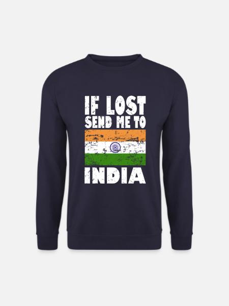 Drapeau de l’Inde - Sweat-shirt Unisexe - marine