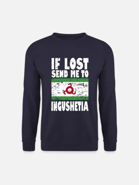 Ingushetia Flagge Spruch - Unisex Pullover - Navy