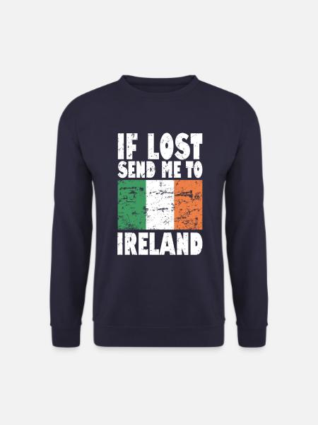Irland Flagge Spruch - Unisex Pullover - Navy