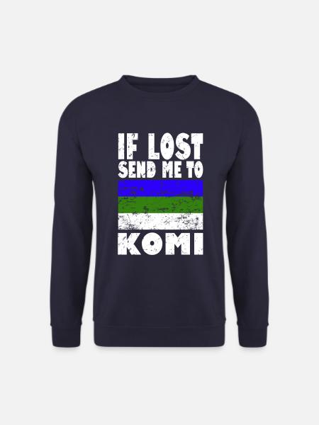 Komi Flag Saying - Unisex Sweatshirt - navy