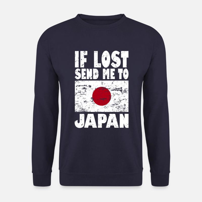 Japan Flag Saying - Unisex Sweatshirt - navy