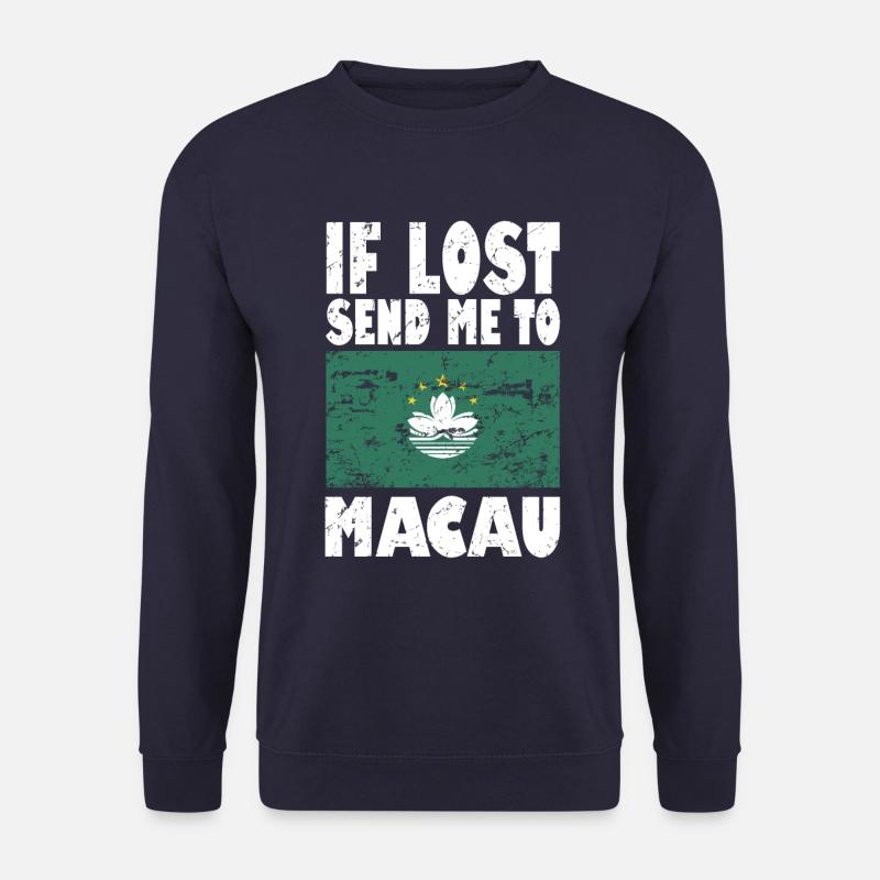 Drapeau de Macao - Sweat-shirt Unisexe - marine
