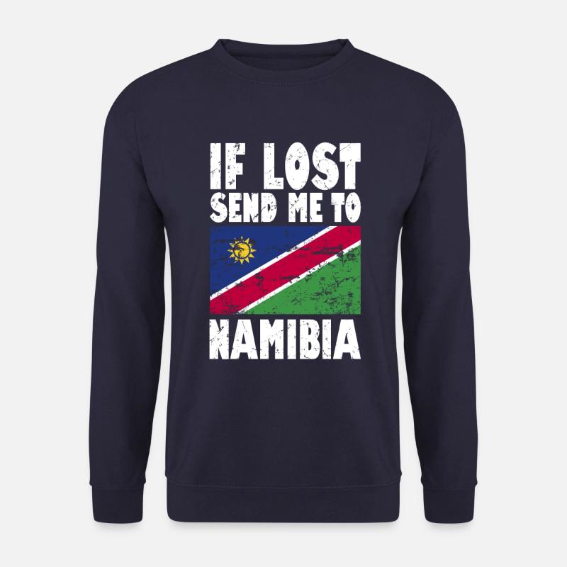 Namibia Flag Saying - Unisex Sweatshirt - navy