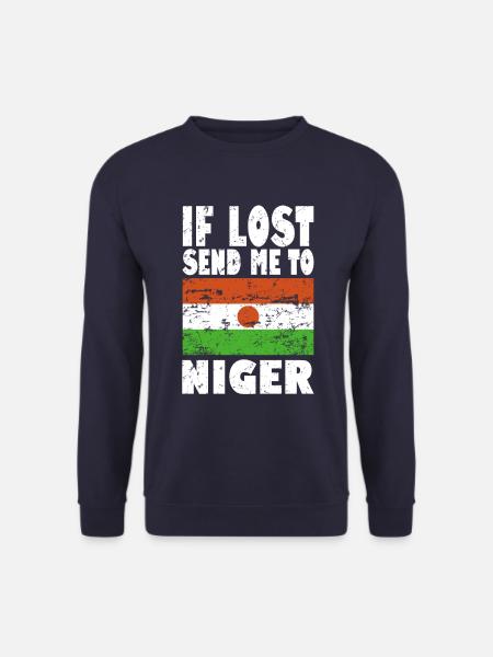 Niger Flag Saying - Unisex Sweatshirt - navy