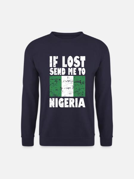 Drapeau du Nigeria - Sweat-shirt Unisexe - marine