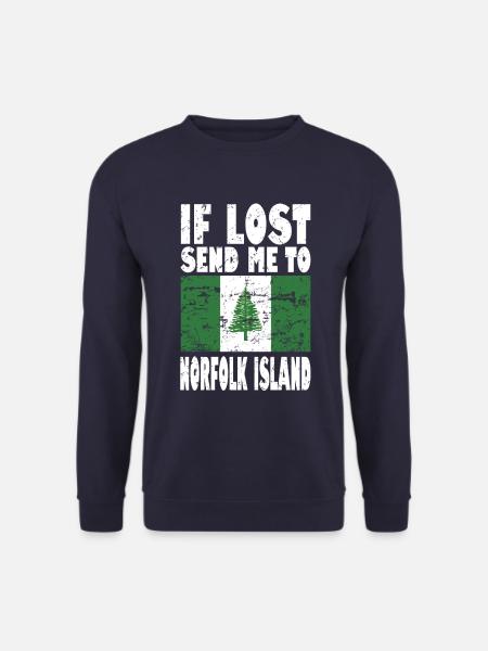 Drapeau de l’île Norfolk - Sweat-shirt Unisexe - marine