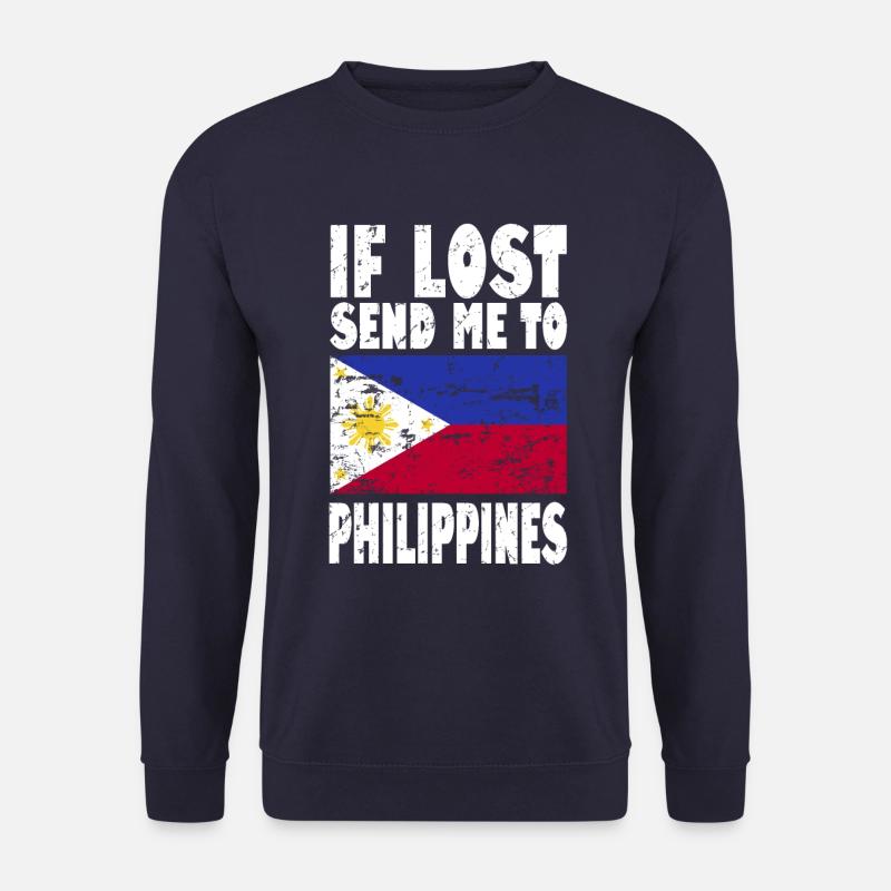 Drapeau des Philippines - Sweat-shirt Unisexe - marine