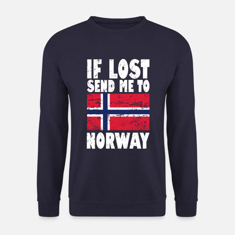 Norway Flag Saying - Unisex Sweatshirt - navy