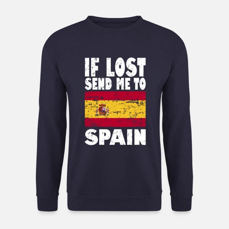 Spain Flag Saying - Unisex Sweatshirt - navy