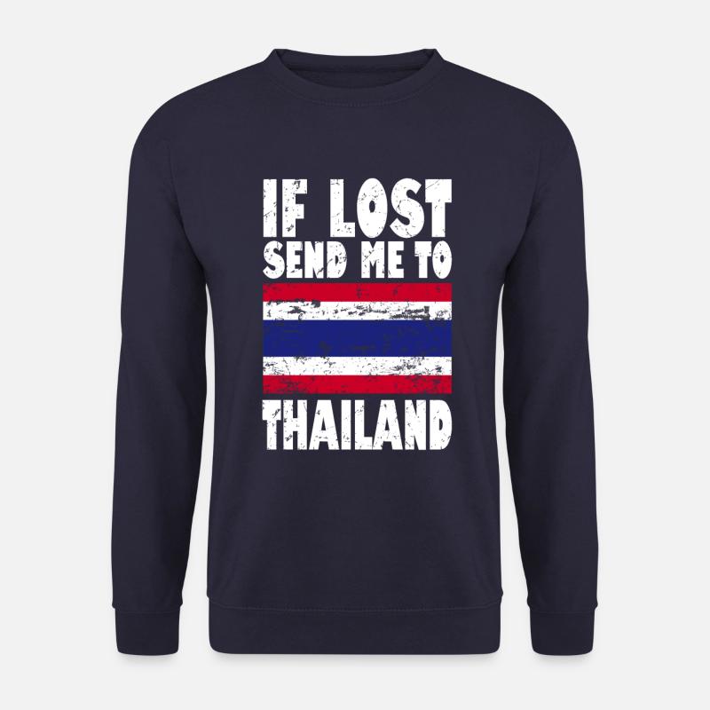 Thailand Flag Saying - Unisex Sweatshirt - navy
