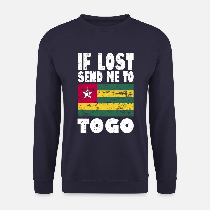 Togo Flagge Spruch - Unisex Pullover - Navy
