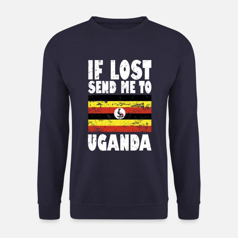 Drapeau de l’Ouganda - Sweat-shirt Unisexe - marine