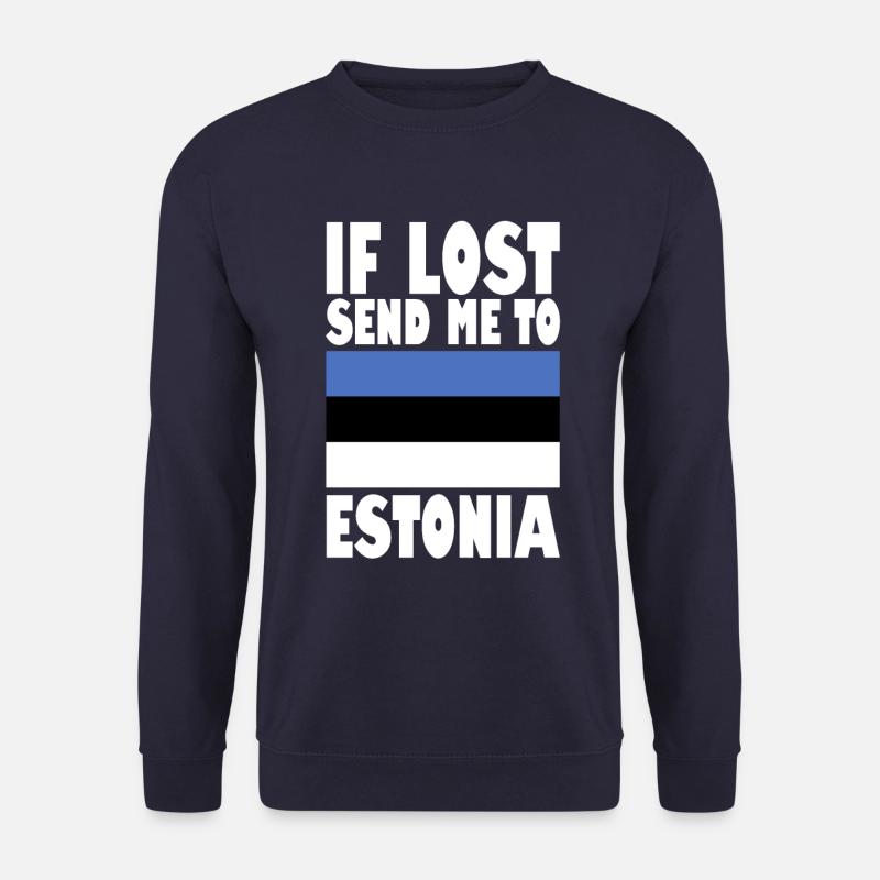 Drapeau de l’Estonie - Sweat-shirt Unisexe - marine
