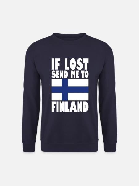 Drapeau de la Finlande - Sweat-shirt Unisexe - marine