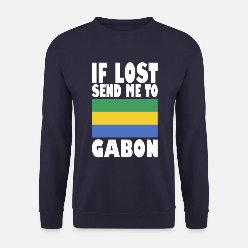 Drapeau du Gabon - Sweat-shirt Unisexe - marine