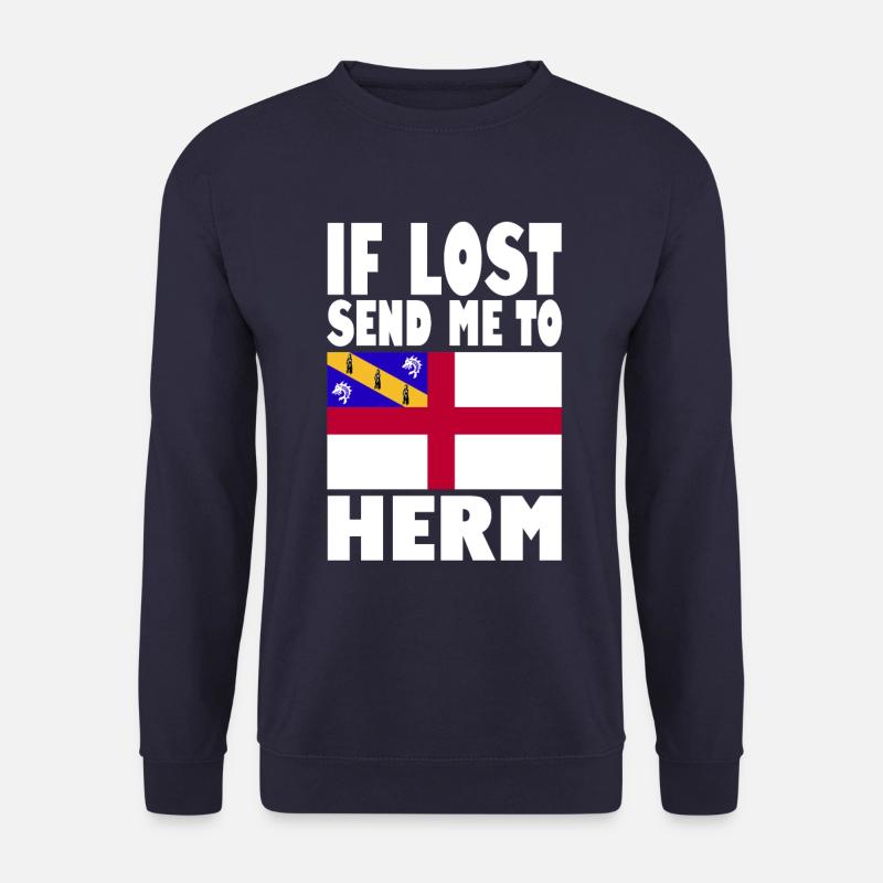 Drapeau Herm Disant - Sweat-shirt Unisexe - marine