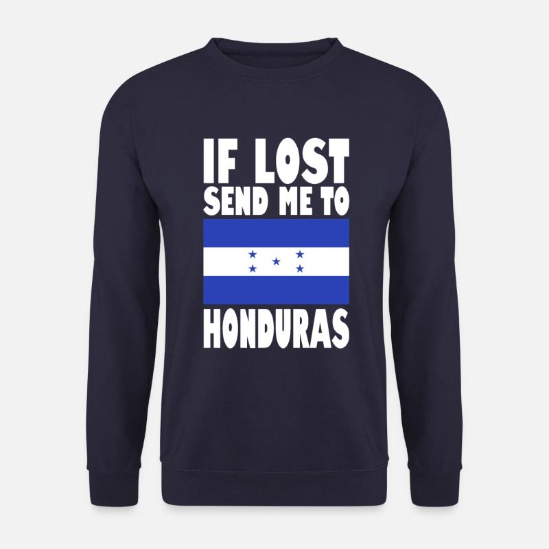 Honduras Flagge Spruch - Unisex Pullover - Navy
