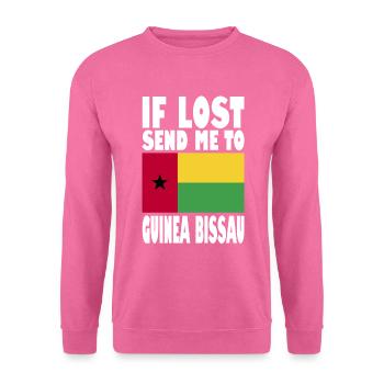 Drapeau de la Guinée-Bissau - Sweat-shirt Unisexe - rose - Devant