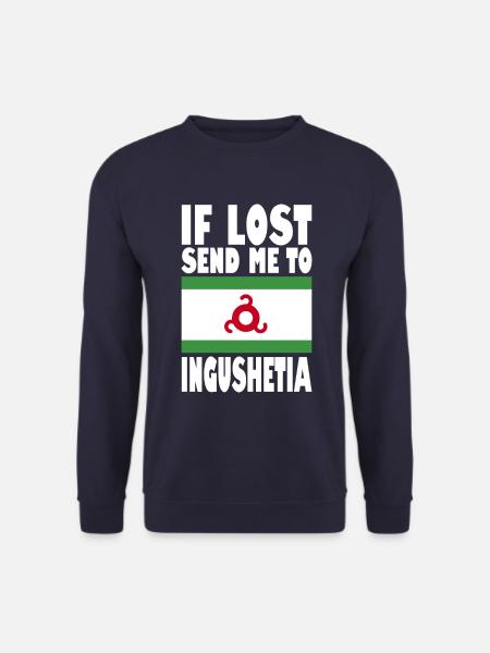 Dicton du drapeau de l’Ingouchie - Sweat-shirt Unisexe - marine