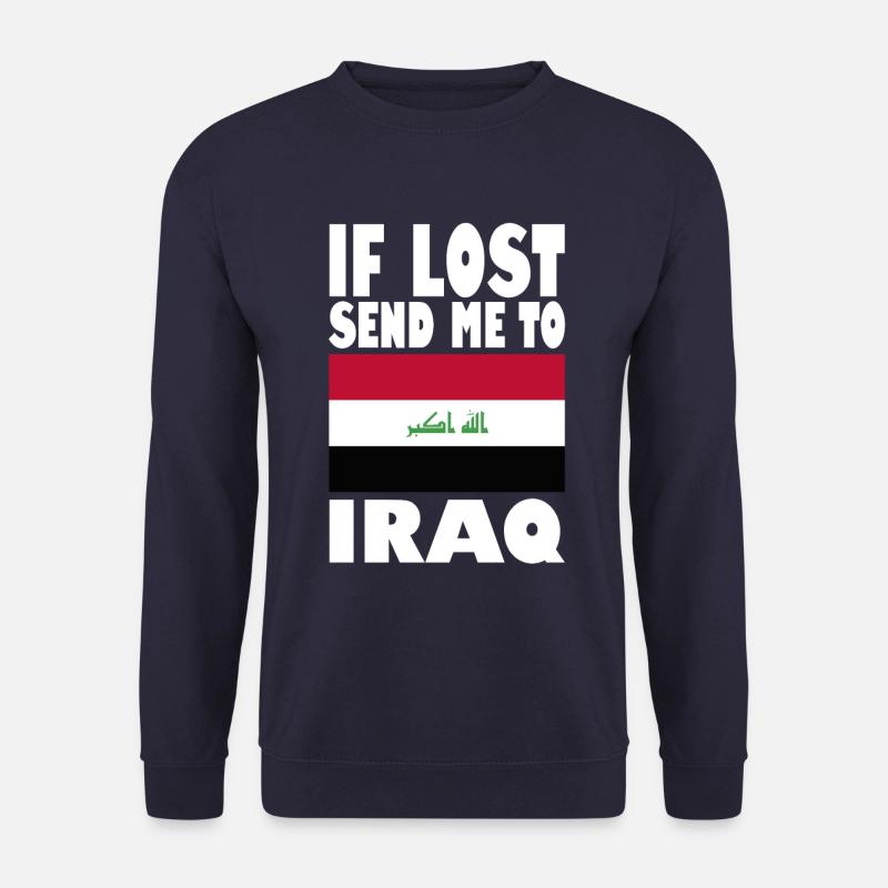 Irak Flagge Spruch - Unisex Pullover - Navy