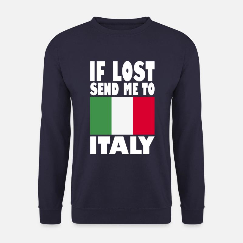 Drapeau de l’Italie - Sweat-shirt Unisexe - marine