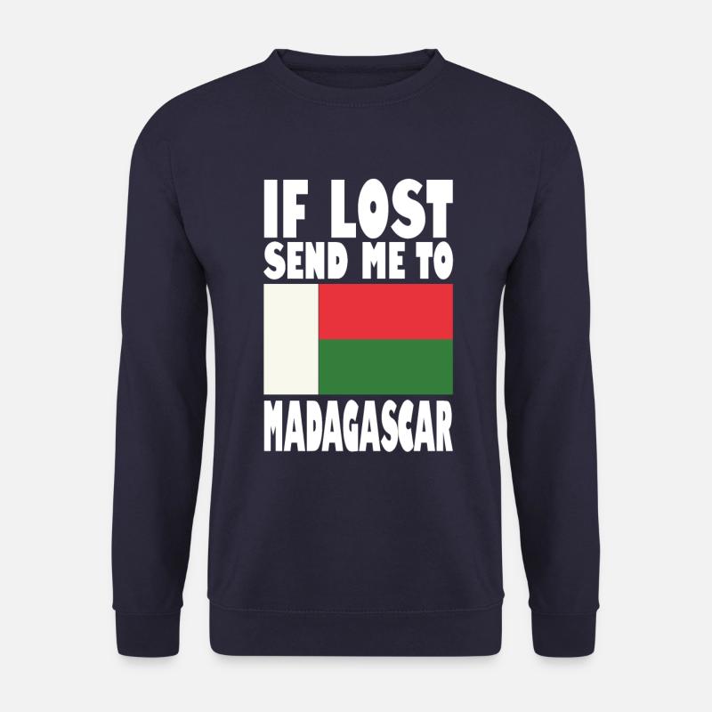 Madagaskar Flagge Spruch - Unisex Pullover - Navy