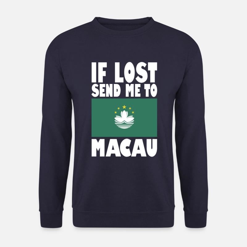 Drapeau de Macao - Sweat-shirt Unisexe - marine