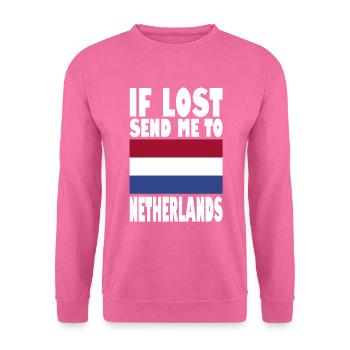 Drapeau des Pays-Bas - Sweat-shirt Unisexe - rose - Devant
