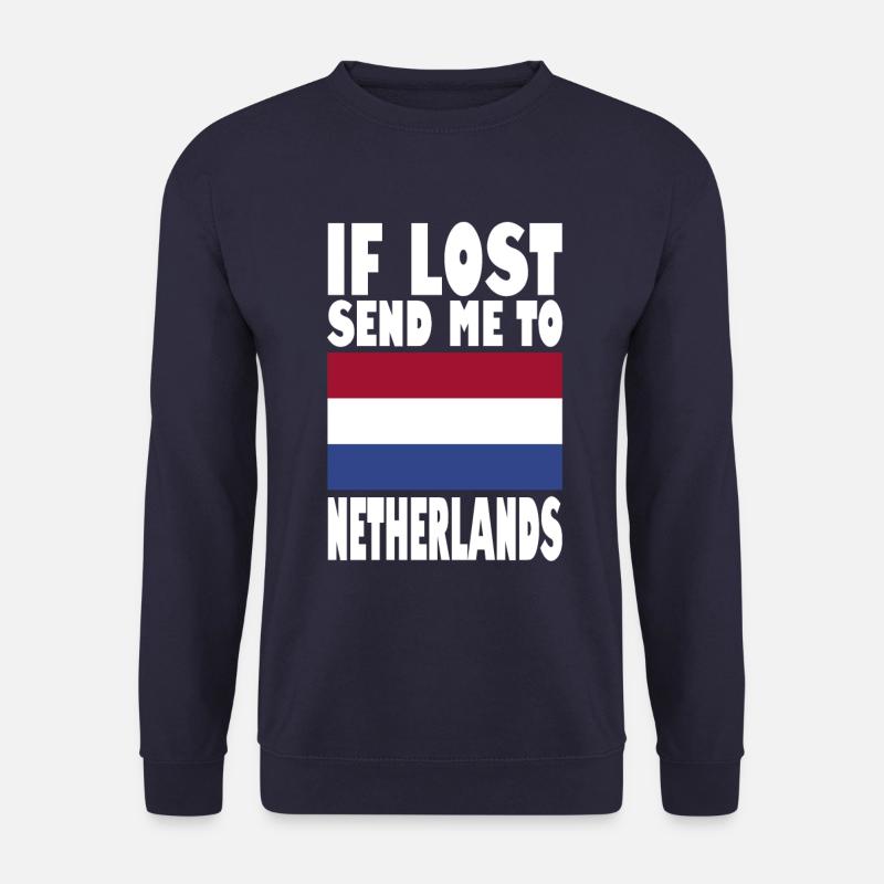 Niederlande Flagge Spruch - Unisex Pullover - Navy