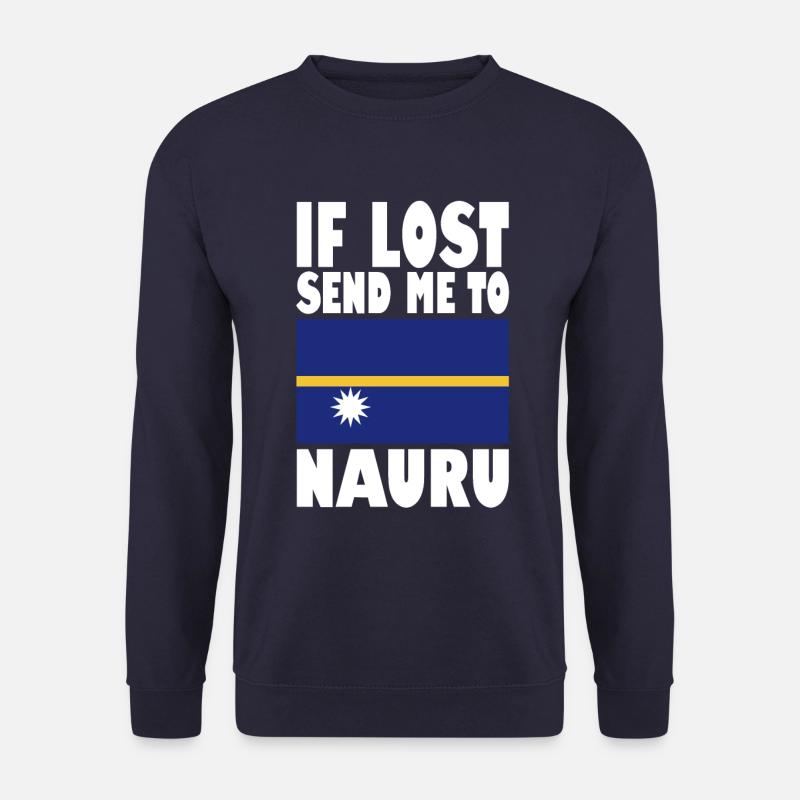 Nauru Flag Saying - Unisex Sweatshirt - navy