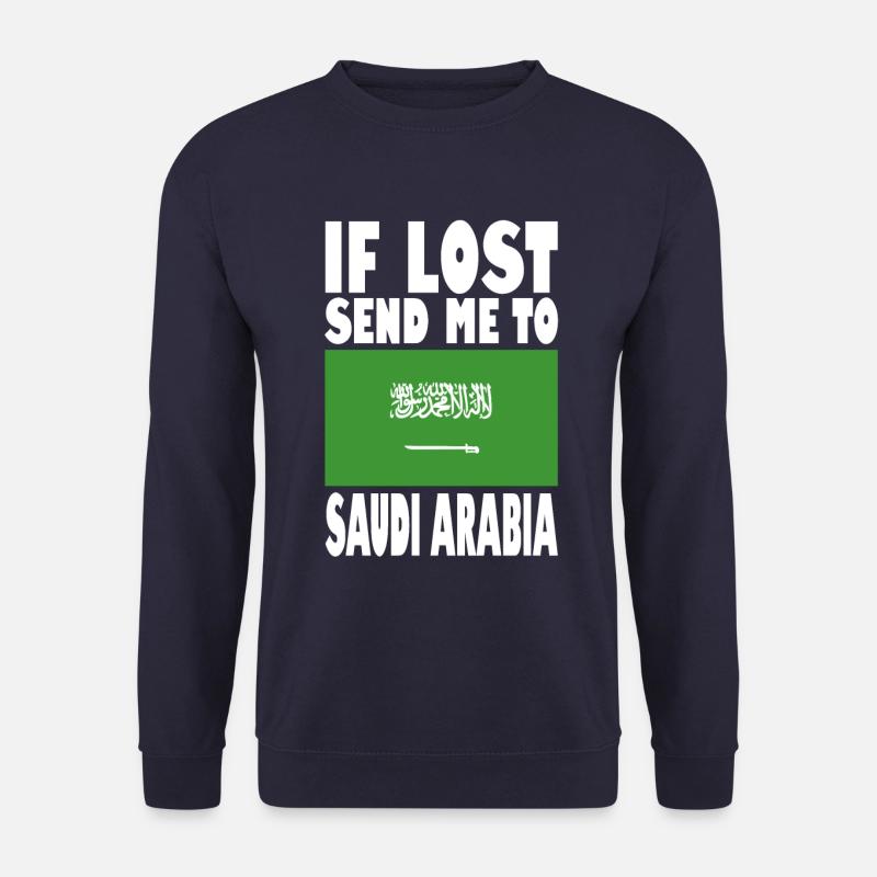 Saudi Arabien Flagge Spruch - Unisex Pullover - Navy
