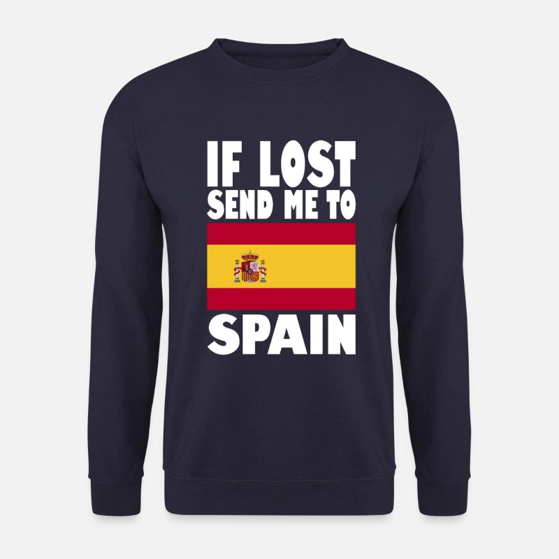 Spain Flag Saying - Unisex Sweatshirt - navy