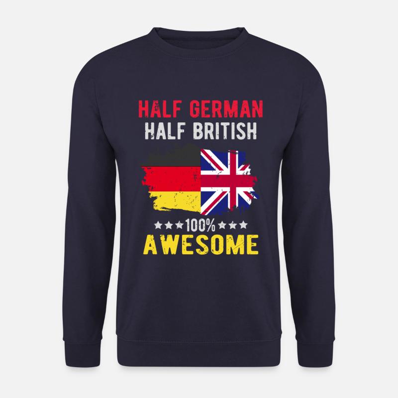 Half German Half British - Unisex Sweatshirt - navy
