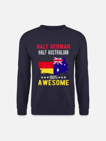 Half German Half Australian - Unisex Sweatshirt - navy