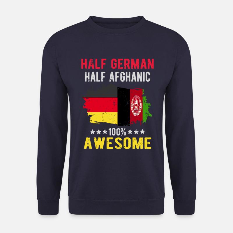 Half German Half Afghans - Unisex Sweatshirt - navy