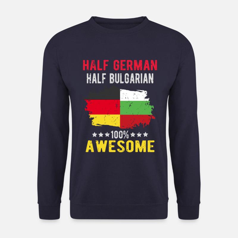 Half German Half Bulgarian - Unisex Sweatshirt - navy