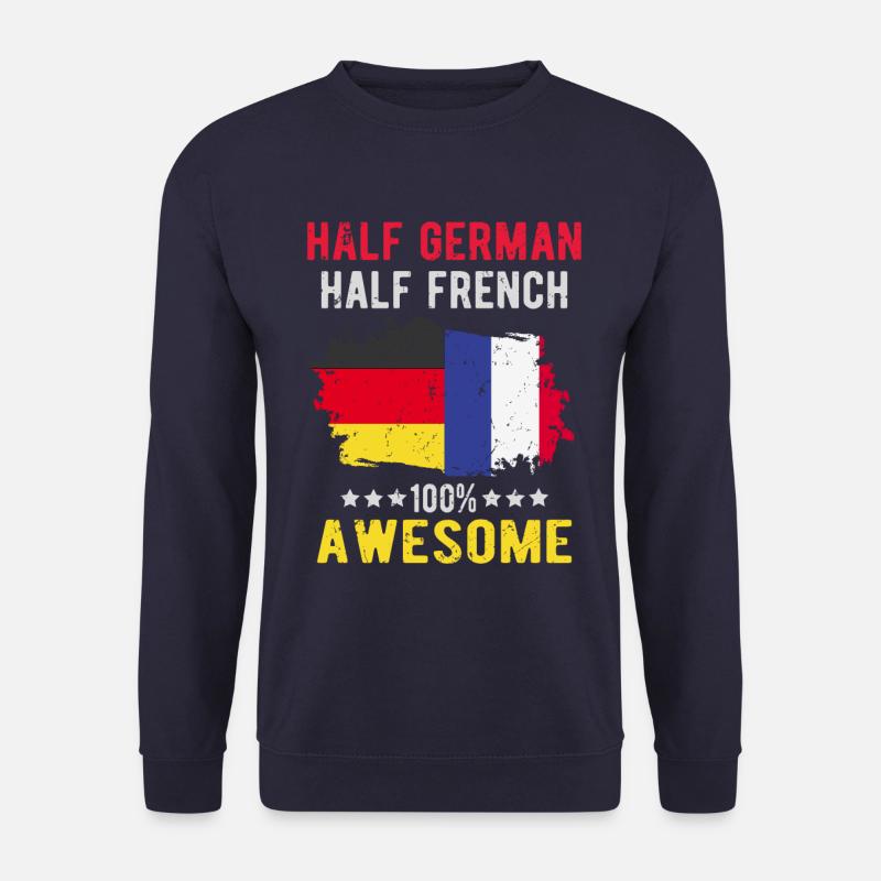 Half German Half German - Unisex Sweatshirt - navy