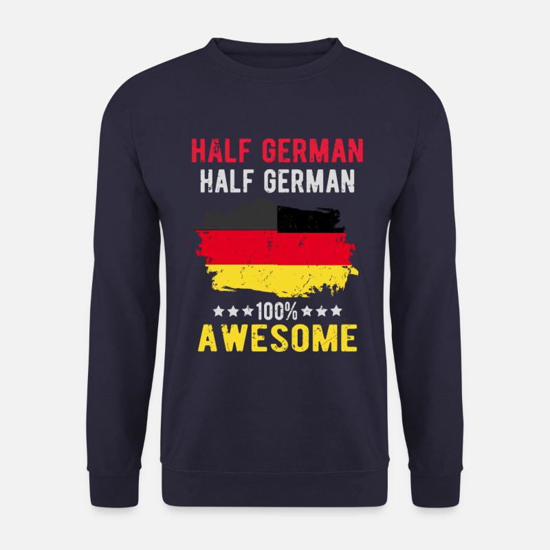 Half German Half German - Unisex Sweatshirt - navy