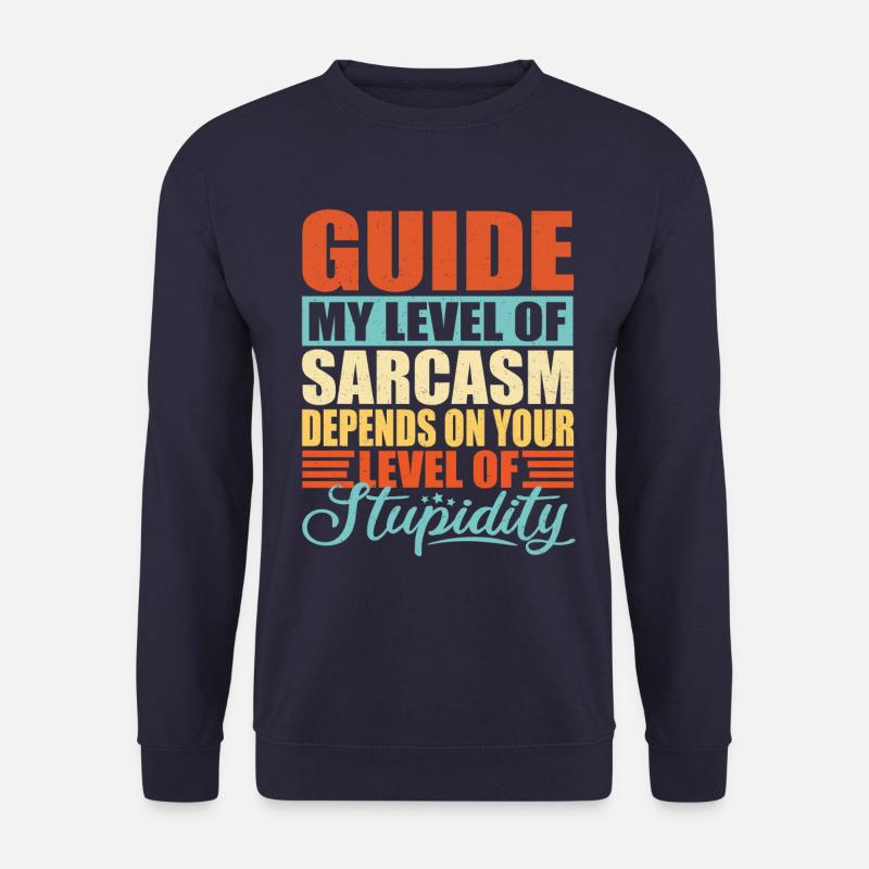 Guide Tourguide Spruch - Unisex Pullover - Navy